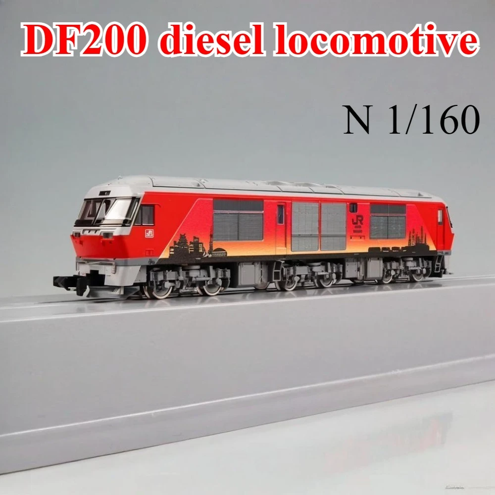 TOMIX N Scale 1/160 Toy Train DF200 Diesel Locomotive Type 200 Unit No 201 2253 Painted Model Train Boys' Toy Gift