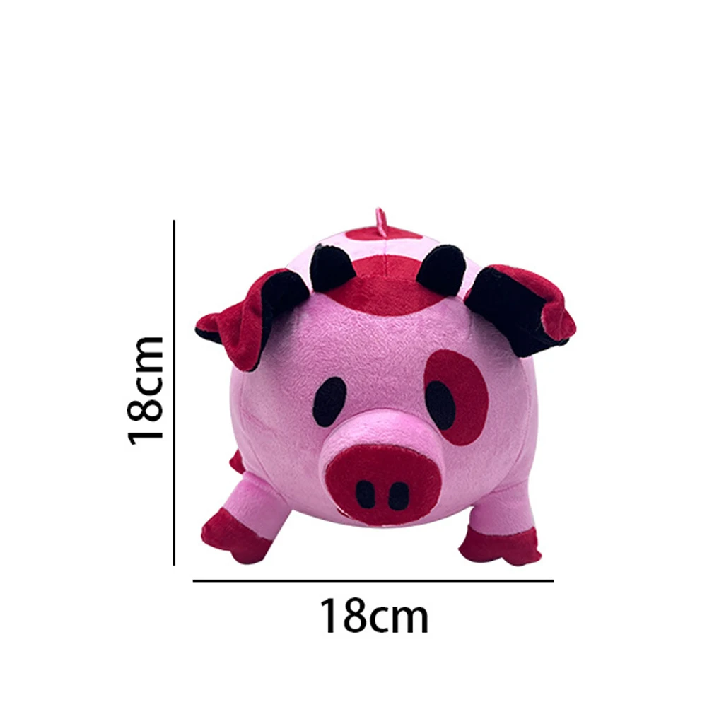 18CM Fat Nuggets Pig Plush Toys Cartoon Hotel Cosplay Fantasy Props Xmas Birthday Gift Soft Stuffed Mascot Halloween Party Decor