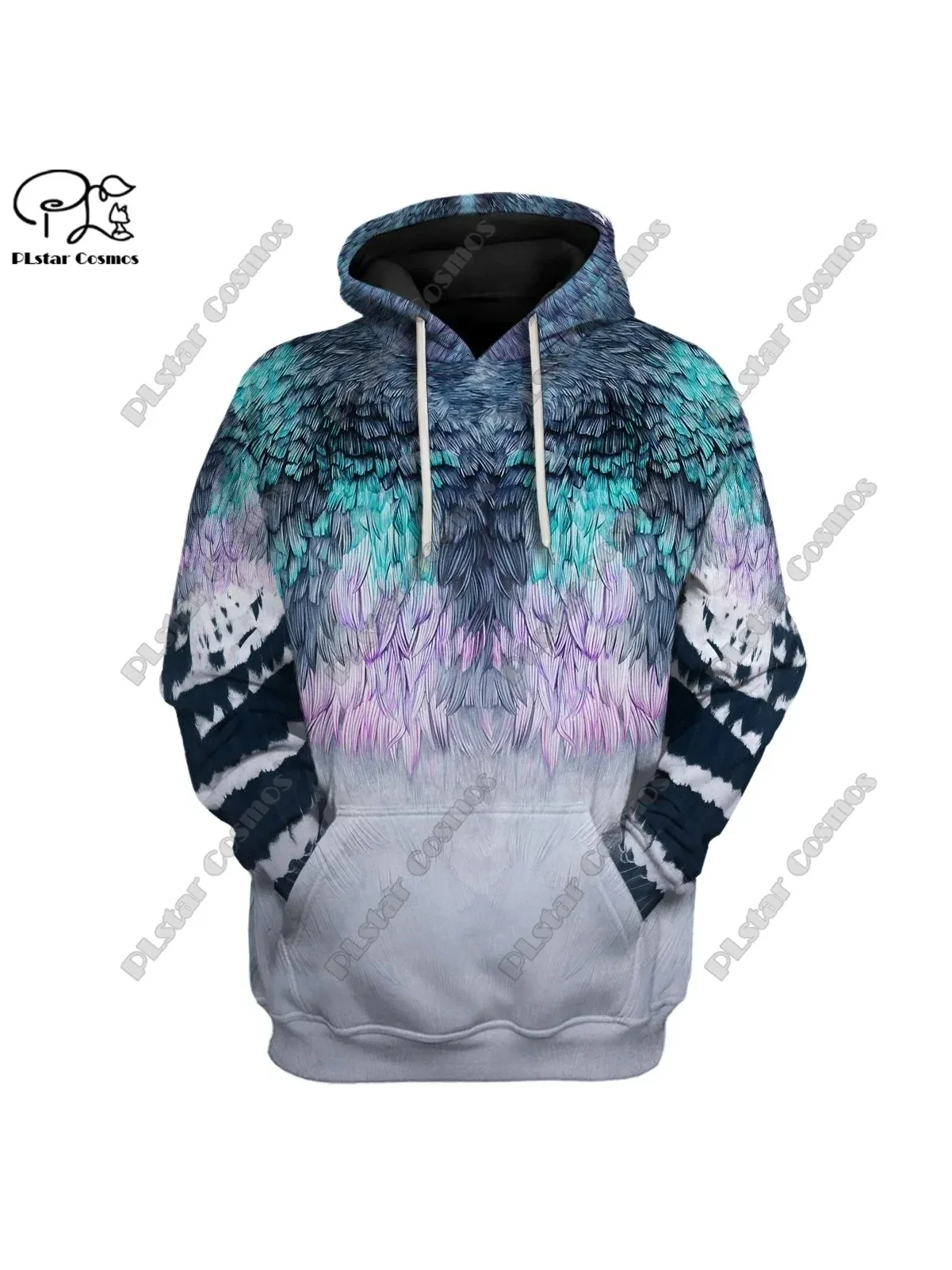 Tauben-Tier-Cosplay-Uniform 3D-Druck Streetwear Damen- und Herren-Pullover/Sweatshirt/Reißverschluss-Hoodie – Detail 3