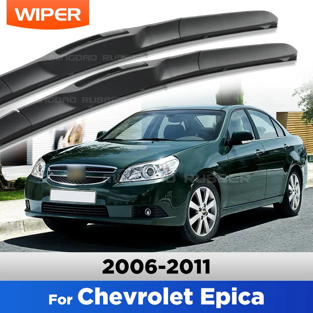 

CREATROAD Rubber Wiper Blades For Chevrolet Epica 2006-2011 2007 2008 2009 2010 Windshield Wiper Windscreen Window Brush 22"+22"