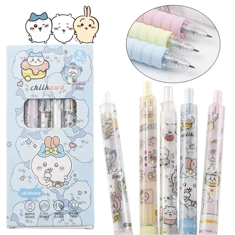 Gel 0.5mm Neutral Pen Kawaii Cartoon Black Ink Pen Student Writing Tools School Office Stationery Gift