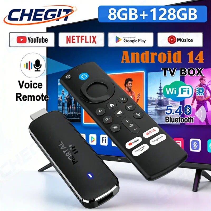 

ТВ-приставка Android 14 Q8 с поддержкой видео HD 8K, Dual Wifi6, 8 ГБ+128 ГБ, четырехъядерный процессор RK3518 для Netflix, YouTube, домашнего кинотеатра, медиаплеер