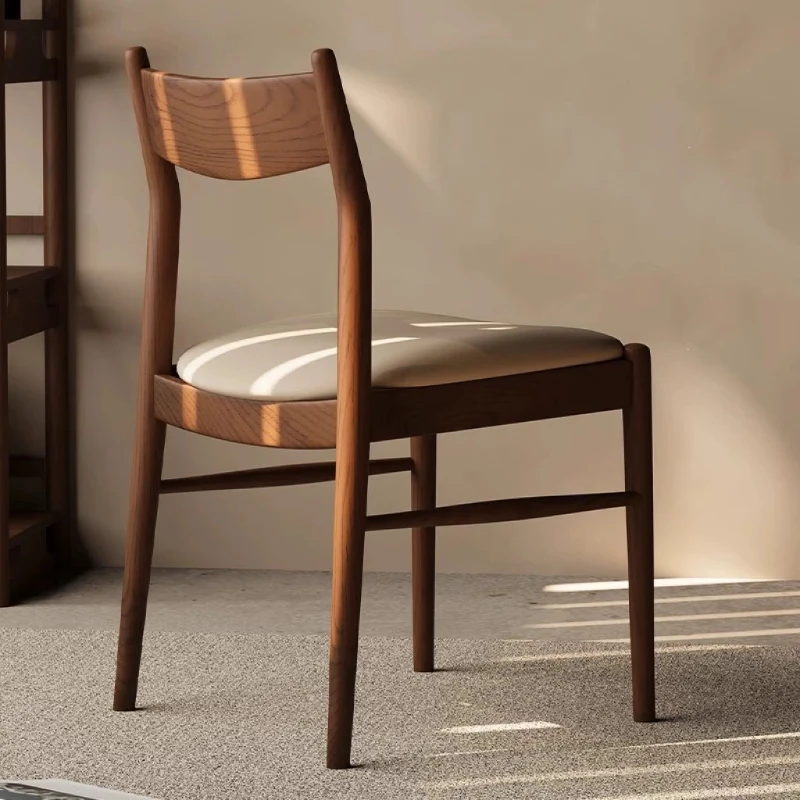 Housse de chaise de salle à manger en bois massif, ensemble de Table à manger, 4 chaises pour meubles de salon de Restaurant, chaise de Style nordique moderne