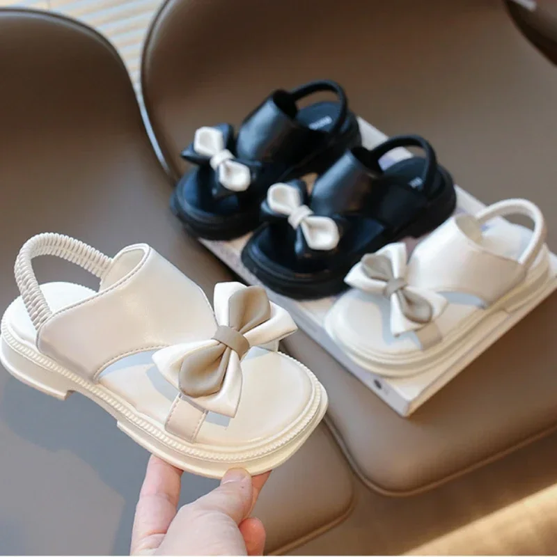 

Sandals Fashion Girls' Shoe 2025 New Bow Girls' Sandals Temperament Princess Shoe Casual Kids Shoes Women's Sandals Beach Shoes