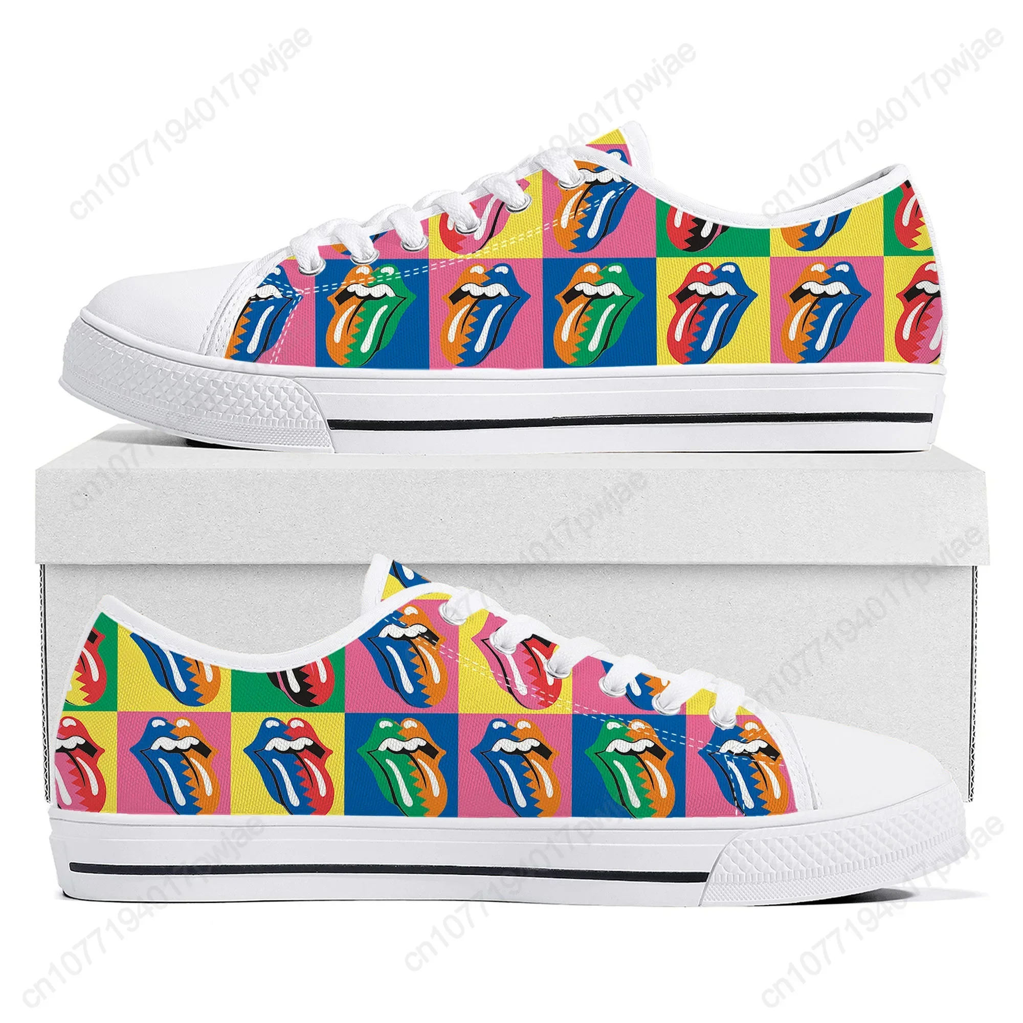 The S-Stones Shoes Low Top Sneakers Mens Womens Teenager High Quality Canvas Sneaker Couple Casual Shoes Customize DIY Shoe