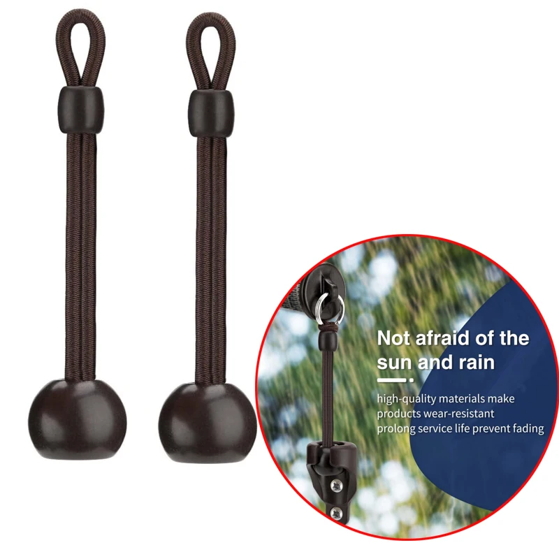 Elastic Fixed Plastic Rope Ball Outdoor Windproof Spring Ball Rope Roller Blind Fixing Curtain Rope Lock Accessories 2024 New