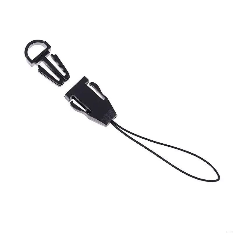Black Paracord Adjustable Straps Anti Lost for Torch Camera Flashlights L43B