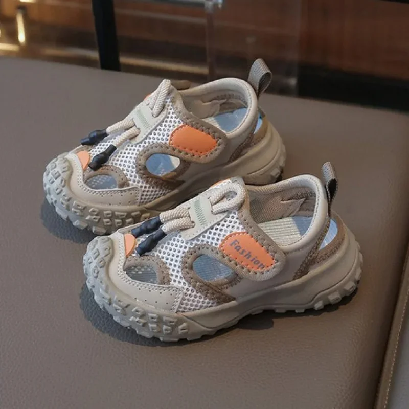 

Summer Sport Shoes For Children Hollow Out Breathable Teenager Kid's Sneakers Anti-slippery Boy's Girl's Running Footwear