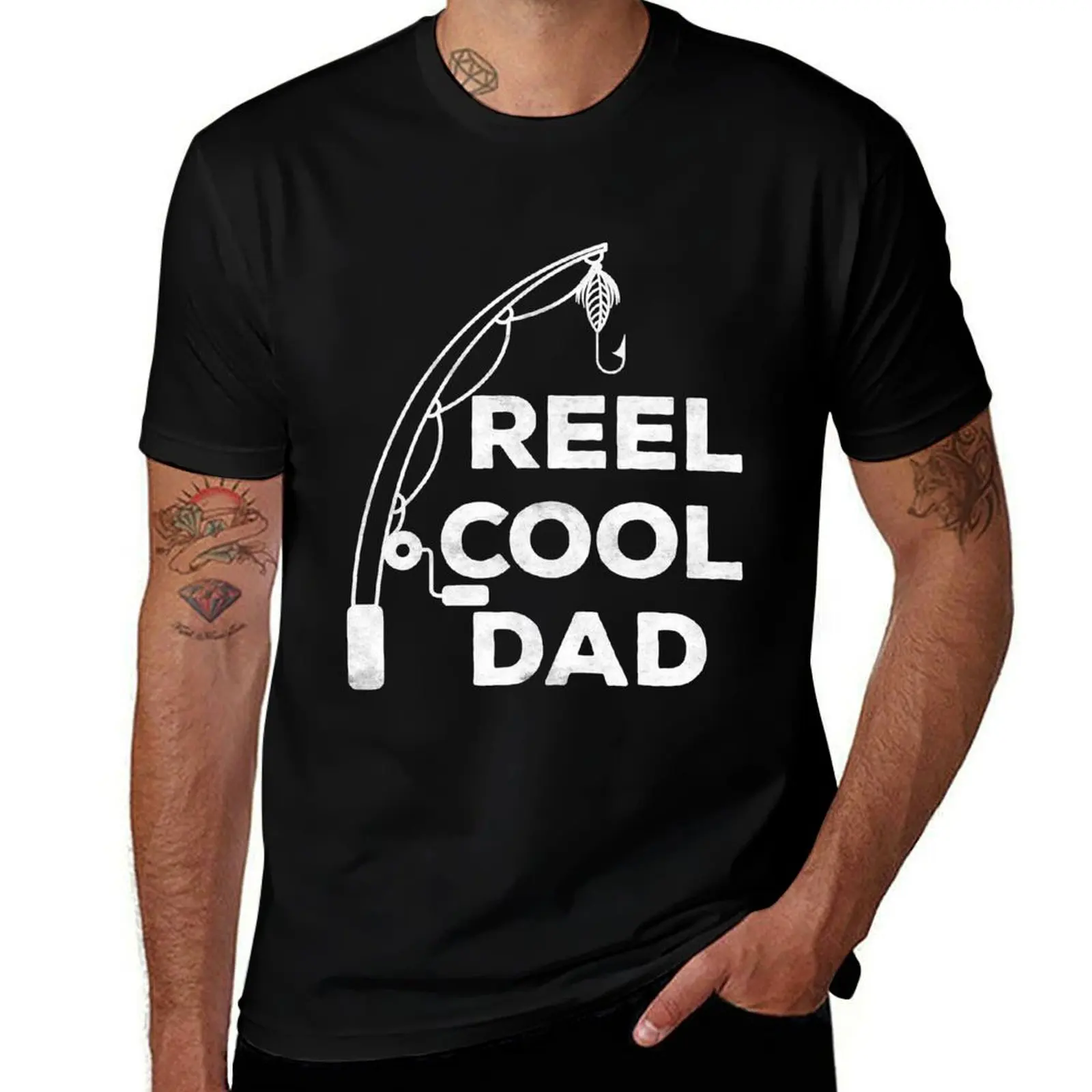 

Mens Reel Cool Dad T-Shirt graphic t shirts for man man t shirt cotton t shirt man cotton T-shirt