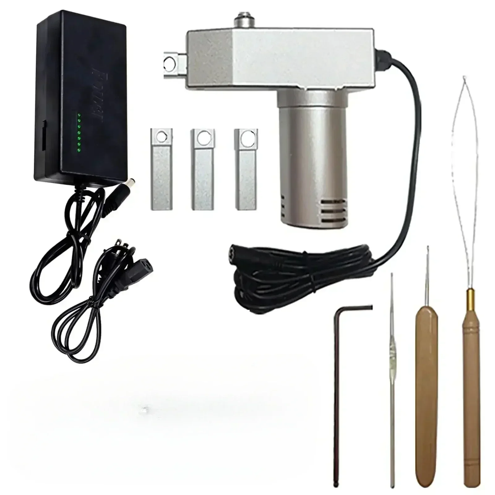 Upgrade New Generation Instant Electric Dreadlocks Machine Set with Three Size Head and Thick Needles