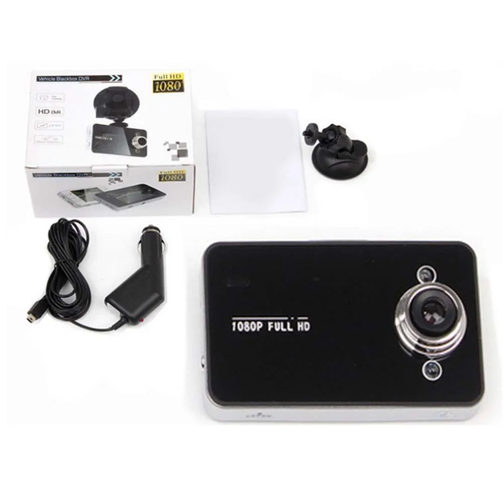 Car Driving Recorder 1080P Dvr Dual Lens Front and Rear Cameras Night Vision 24-Hour Parking Monitor Reversing Assist