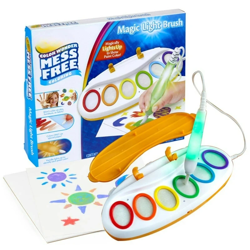 Colorful Luminous Magic Pen Kids Graffiti Drawing Art Pen Trendy Glowing Writing Stationery