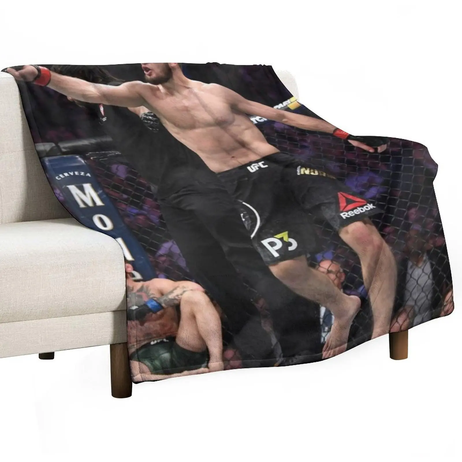 Khabib X Mcgregor Fight Still Throw Blanket Sofa Quilt Picnic Blankets