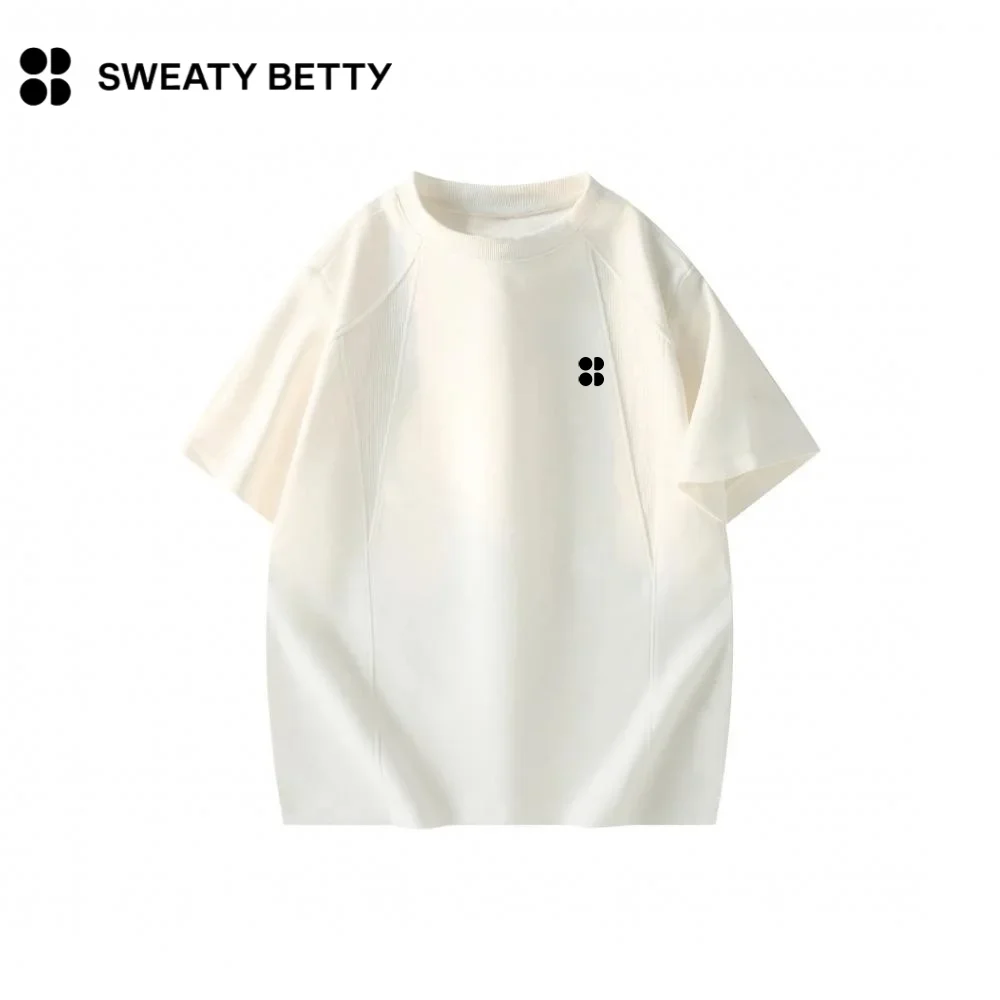 

Women's Sweaty Betty Triangle Structure T-shirt Summer New Style Super Design Men's Top Suitable for Home Travel and Photography