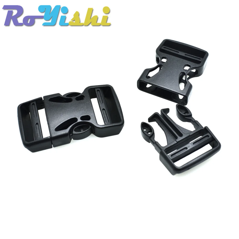 Plastic Dual Adjustable Buckle For Backpack Straps Luggage Outdoor sports bag buckle travel buckle accessories