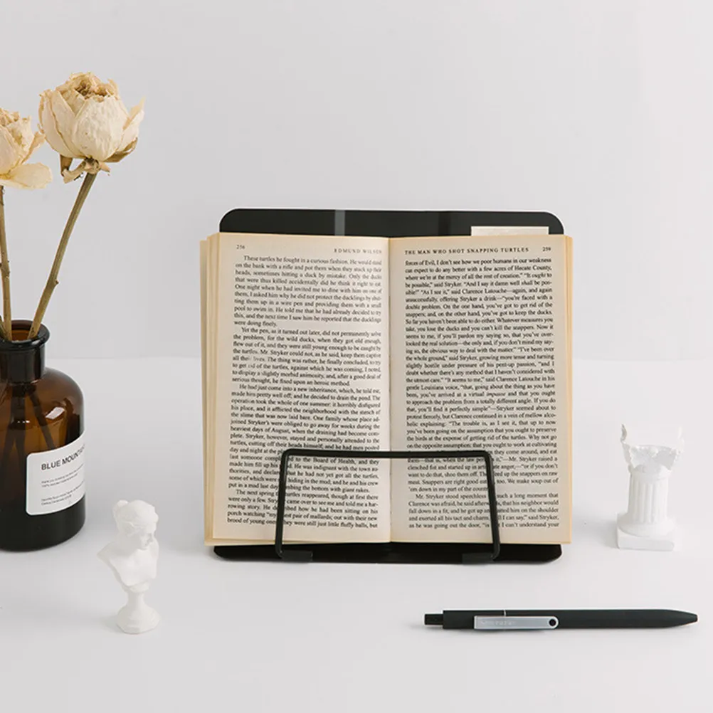 Adjustable Reading Bracket Metal Book Shelf Stand for Myopia Prevention Portable Lightweight Reading Rack Tablet Music Stand