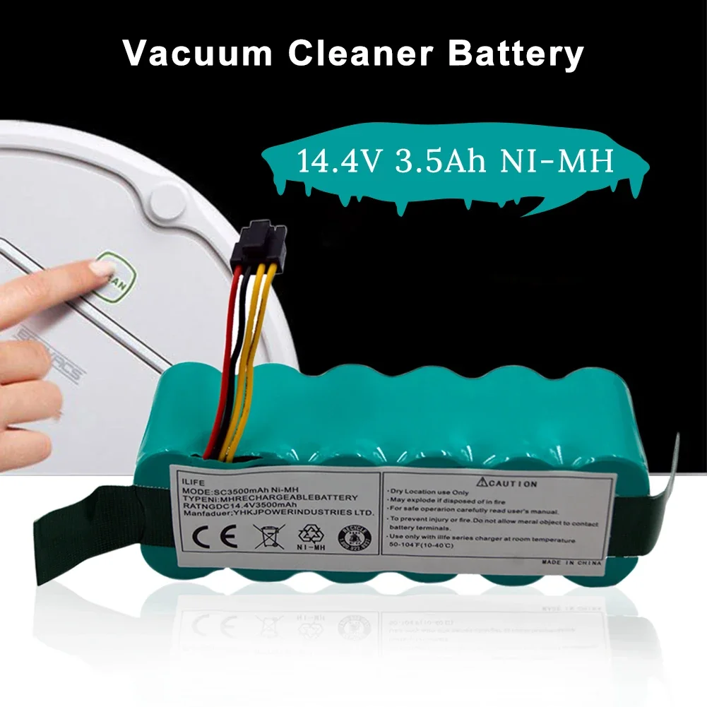 NI-MH 14,4 В SC 3500 мАч аккумуляторная батарея для робота-пылесоса для Ecovacs CR120 panda X500 X580 Dibea X500 X580 X600