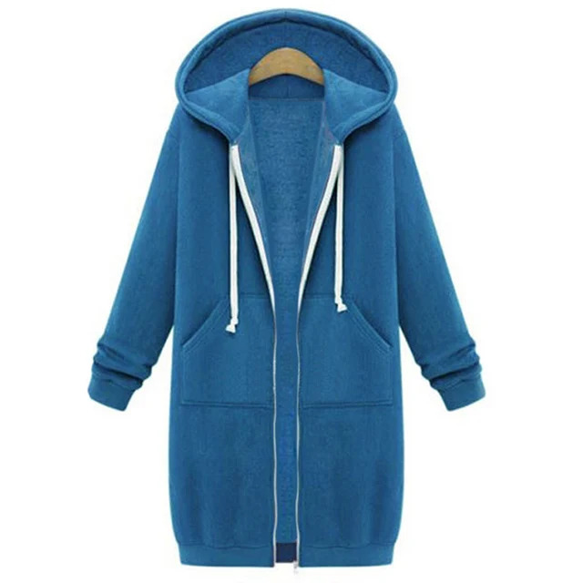 2024 Women's Autumn Winter ThickenHoodies Parkas Loose Hooded Jackets Zipper Pocket Maxi Size Sweatshirt Sports Dresses Outwear 3 2024 Women's Autumn Winter ThickenHoodies Parkas Loose Hooded Jackets Zipper Pocket Maxi Size Sweatshirt Sports Dresses Outwear 3
