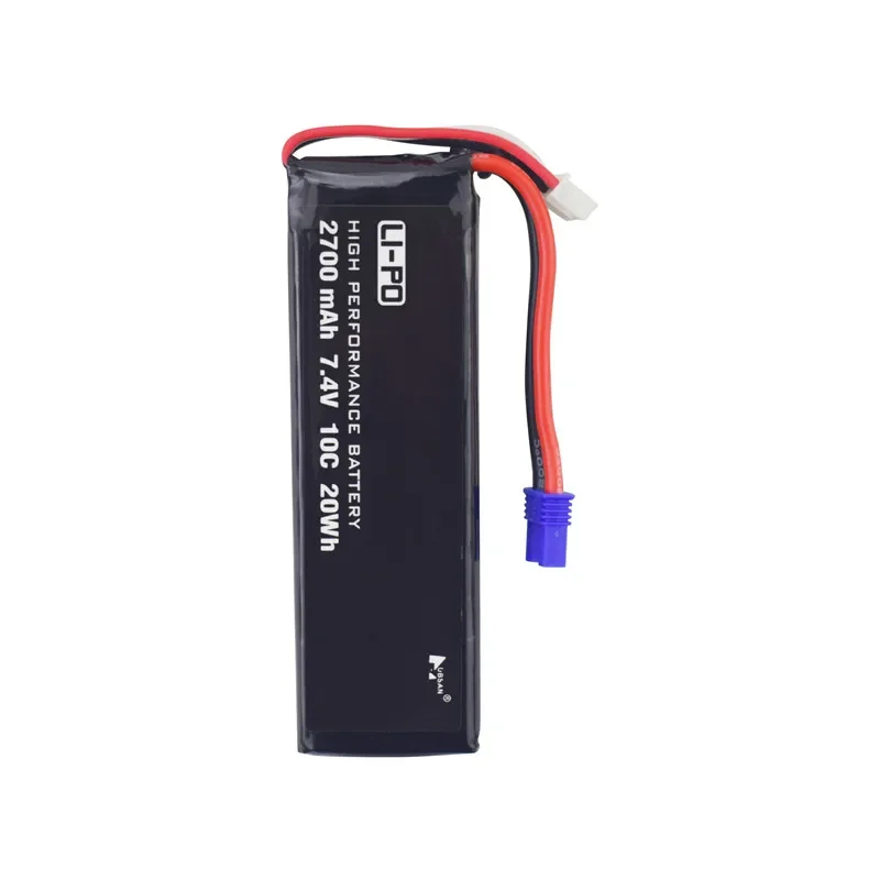 7.4V 2700mAh 10C Battery for Hubsan H501S X4 H501C H501A H501M H501S W H501S Pro Four-axis Aircraft,RC Drone Spare Parts