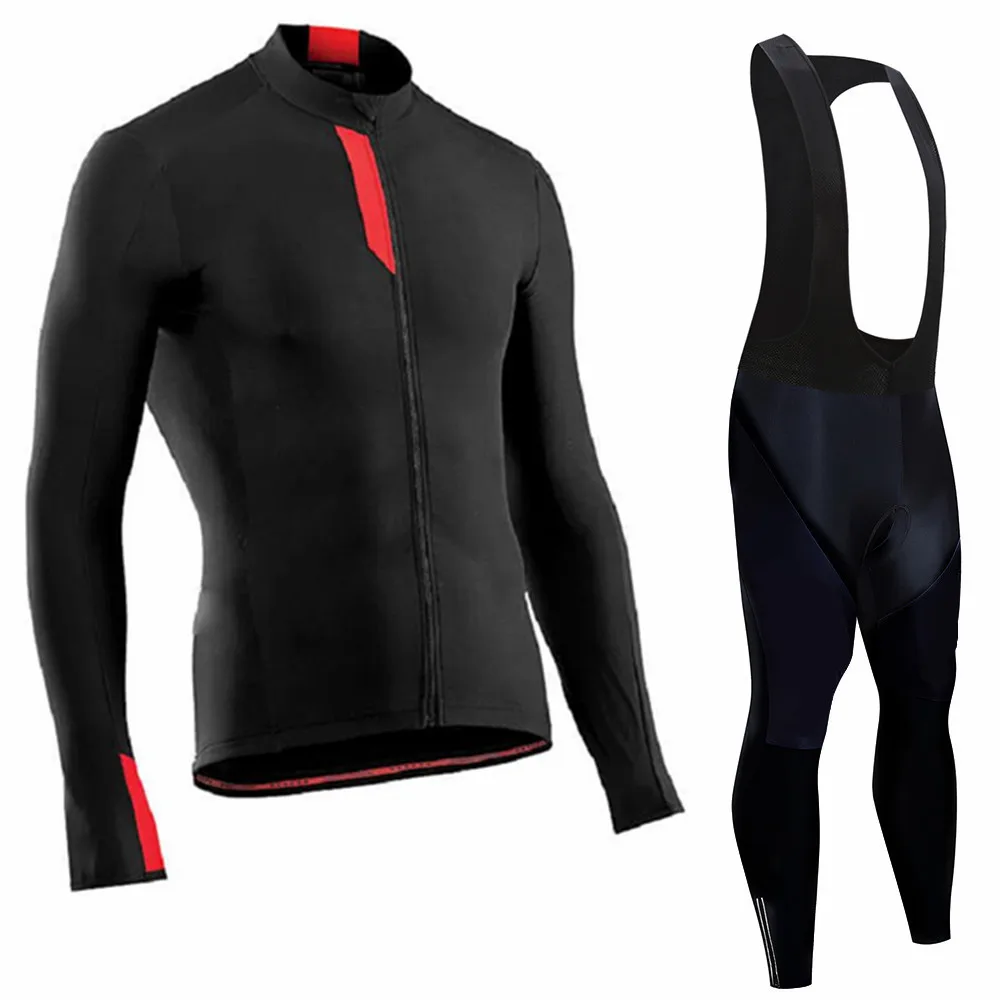 2026 Pro Radsport-Trikot-Sets Herbst Radsport Langarm Herren Radsport-Trägerhosen-Set Fahrradbekleidung Frühling MTB Atmungsaktive Fahrradkleidung – Detail 3