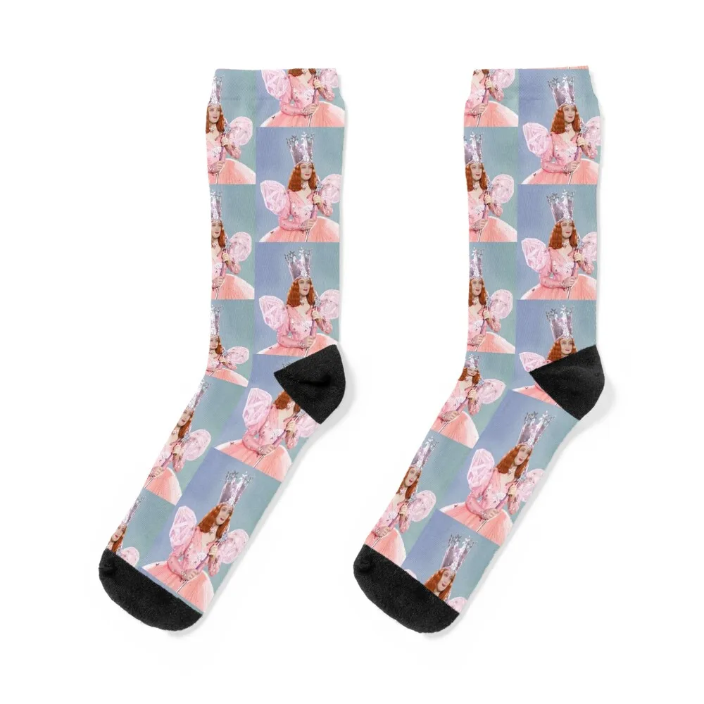 

Glinda The Good Witch, The Wizard of Oz, Magical Realism Digital Painting, Half Body Portrait Socks golf Socks Male Women's