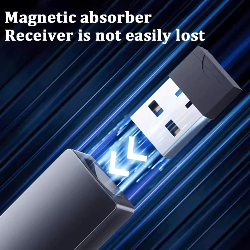 New USB Presentation Clicker ABS 2.4GHz Powerpoint Pen Portable Durable Flip Presenter