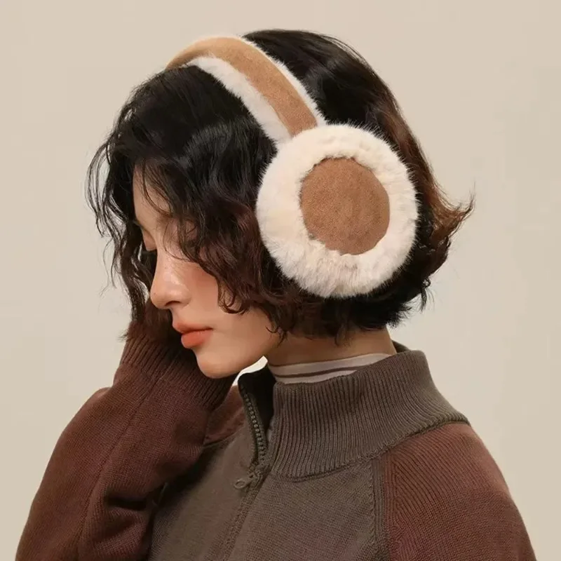 1-3PCS 우아한 여성 겨울 귀마개 플러시 접이식 부드러운 귀 따뜻하게 유지하는 액세서리 캐주얼 활동을 위한 야외 추운 날씨용