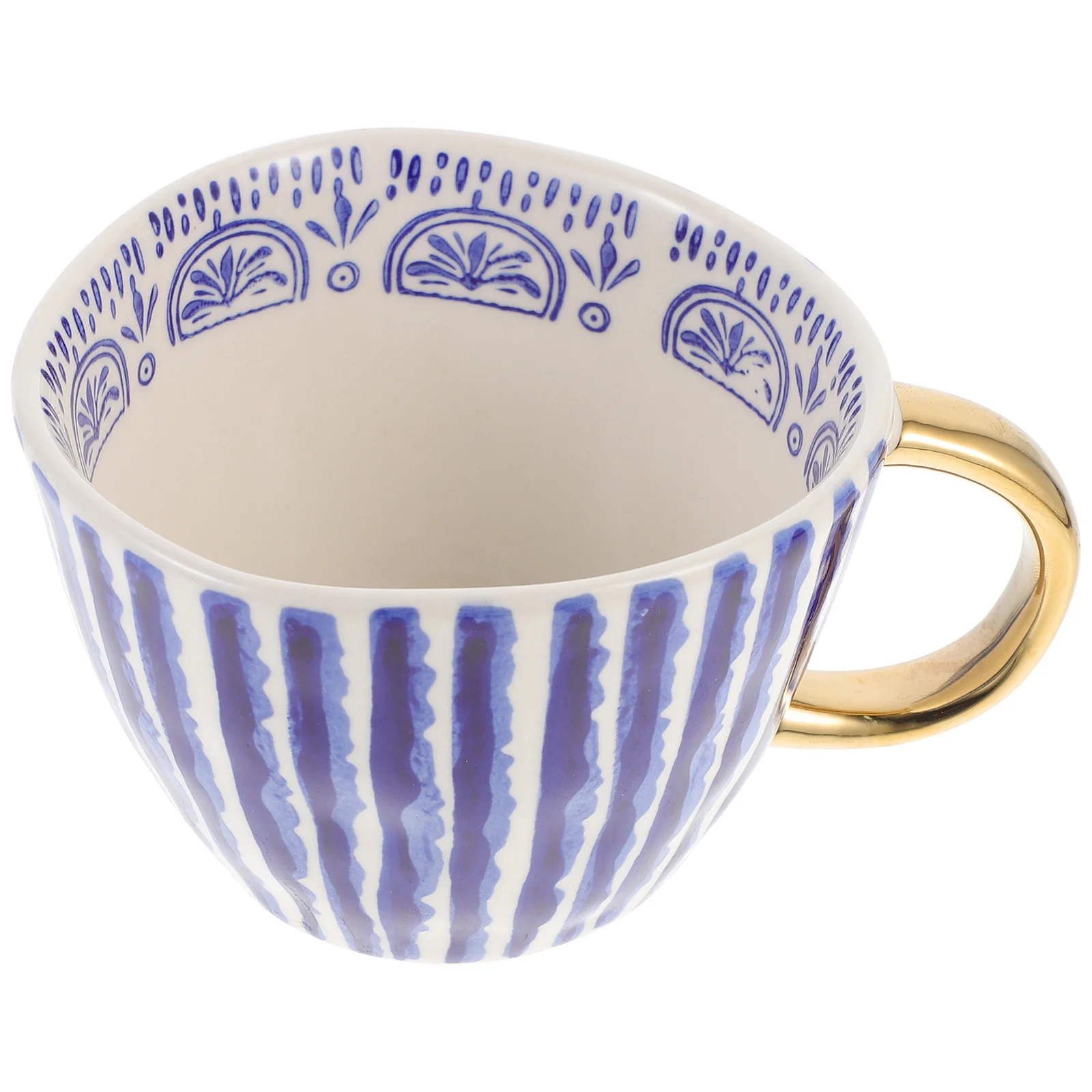 

Ceramic Coffee Mug Large Capacity Smooth Rim Drinking Cup For Home Office Tea Latte Espresso Milk Water Use Kitchen