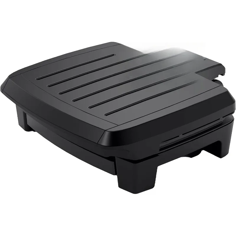 Fully Submersible™ Grill, NEW Dishwasher Safe, Wash the Entire , Easy-to-Clean Nonstick, Black/Grey