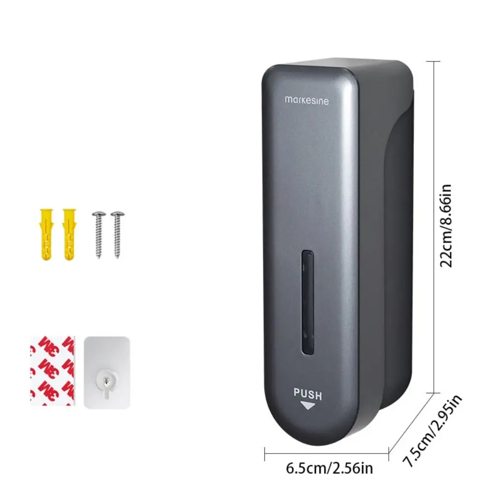 壁掛けドリル不要ソープディスペンサー滴下防止デザインプレスポンプ壁掛けソープディスペンサー耐久性のある大容量