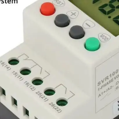 AC DC 24V 48V SVR1000 Over Undervoltage Relay with Output Test Function and Fault Reading Capability for Industrial Automation