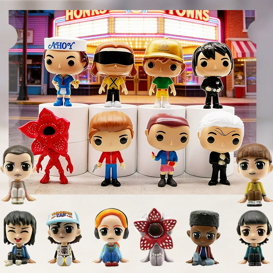 Anime Figure Jane Ives/Will Byers/Mike Wheeler Action Figure Cosplay Vinyl ornament Figures Toy New Year gift