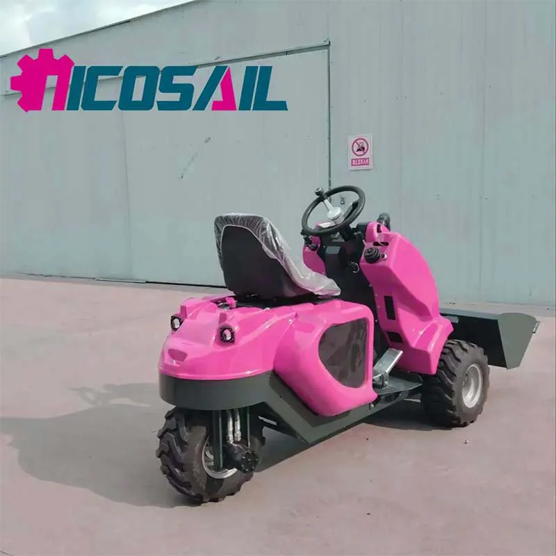 

Free delivery of small tracked skid steer loaders for heavy-duty construction mini skid steer loaders with accessories