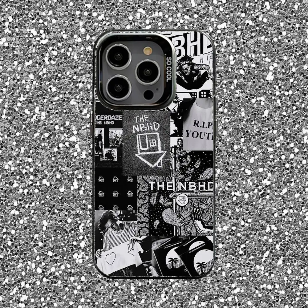 حافظة هاتف N-Neighborhood لهاتف iPhone 16,15,14,13,12,11,Pro,XS,Max,Plus,Mini,SE غطاء مقاوم للصدمات باللون الأسود غير اللامع #2