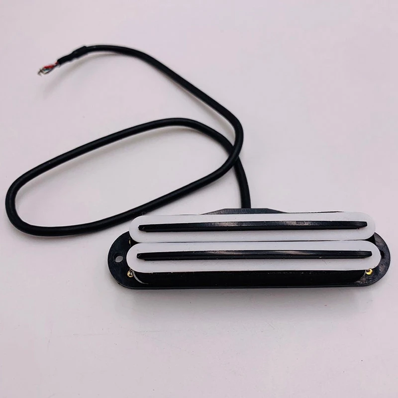 Hot Rail Pickups Double Track 11K Alnico5 Guitar Pickup Fit Fender Strat Squier Tele Electric Guitar, White