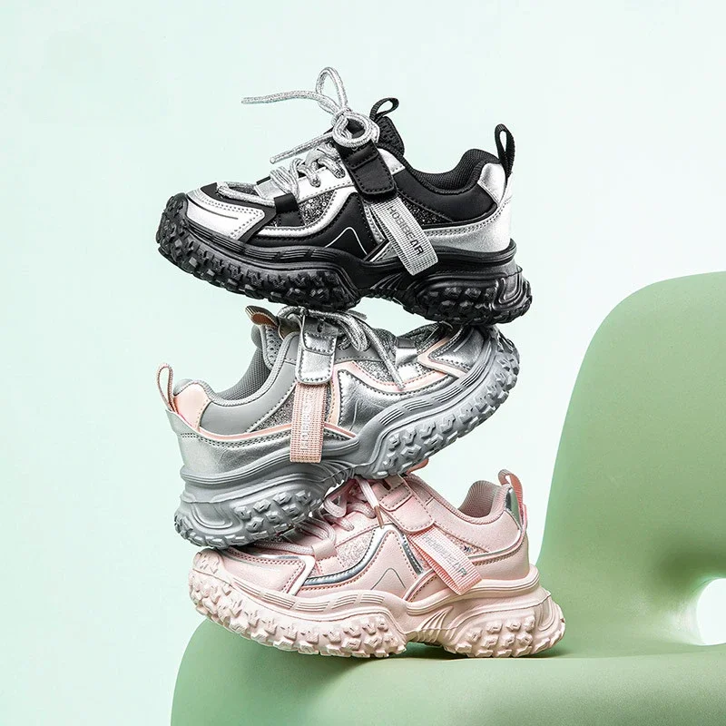 

Модная брендовая спортивная обувь для девочек, весенние уличные легкие детские повседневные кроссовки на мягкой подошве, нескользящие кроссовки для мальчиков