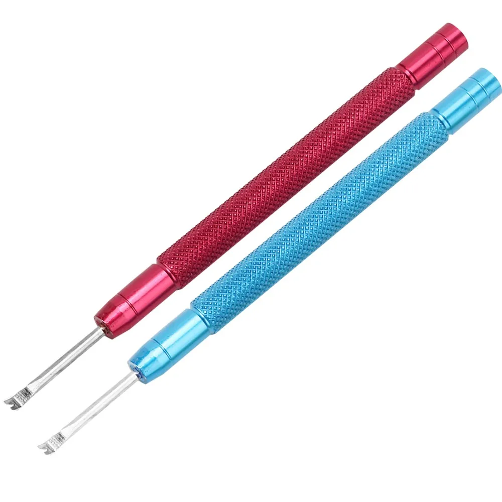 2Pcs Precision Alloy Watch Hands Remover Blue Length 9.5cm Watch Repair Tool Watch Pin Removal Tool Watch Maintenance