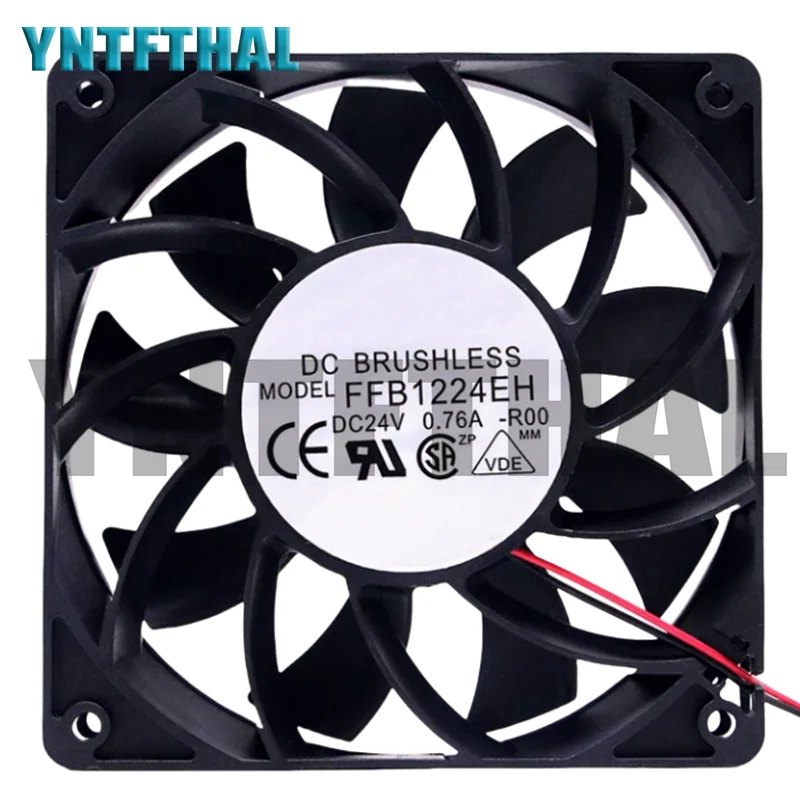 

New FFB1224EH DC24V 0.76A 2-Wire Cooling Fan