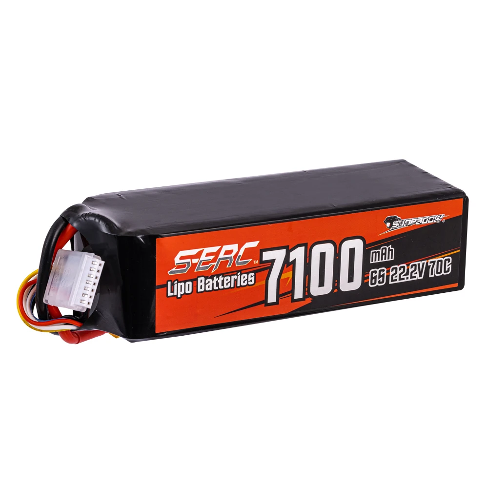 SUNPADOW 6S 22,2 V RC Lipo Batterie 7100 mAh 9500 mah mit XT60 XT90 für RC Flugzeug Flugzeuge Quadcopter Drone FPV Hubschrauber Racing