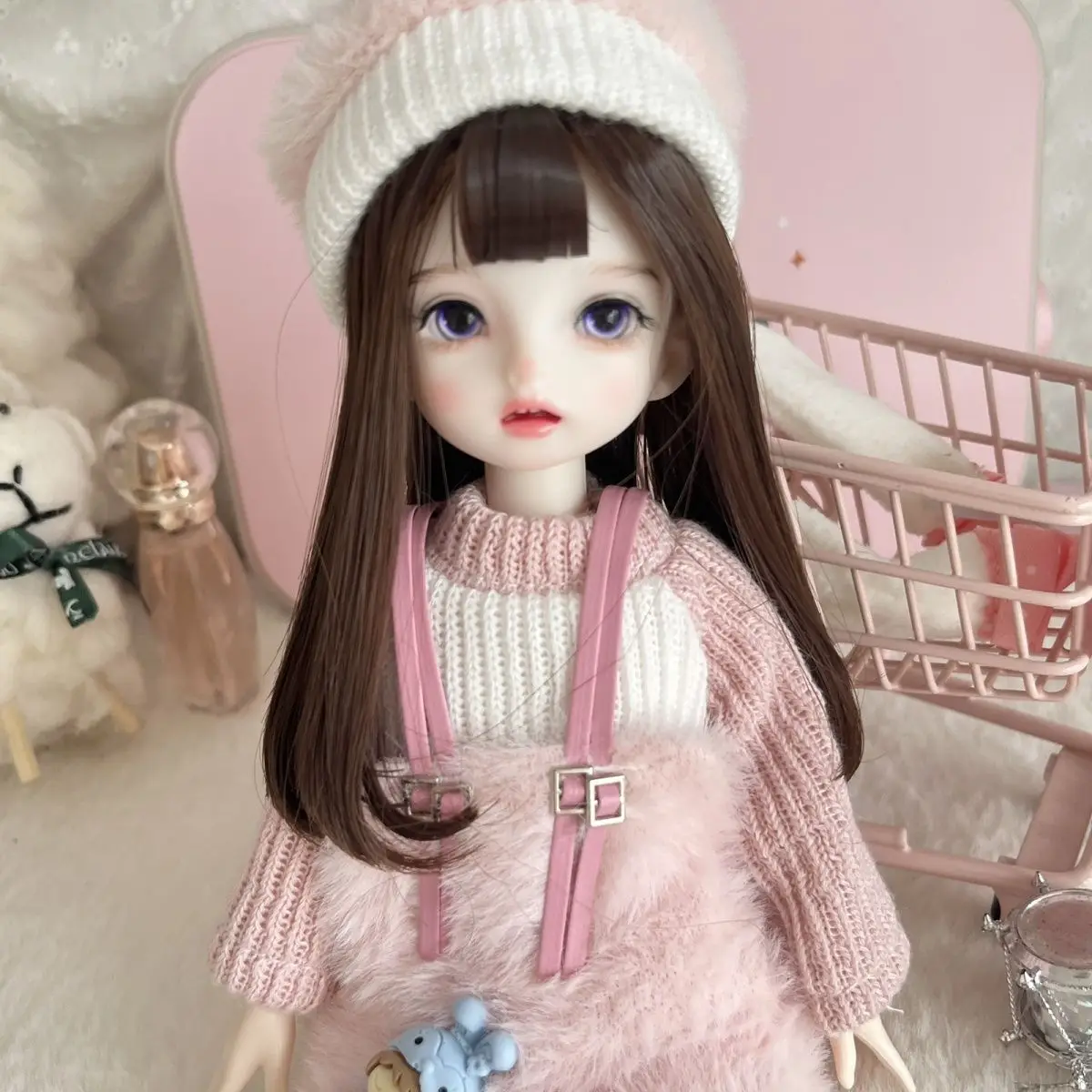 30cm BJD Doll Makeup Doll 6-point Joint Doll 3D Real Eye Girl Toy Dressing Doll Toys for Girls