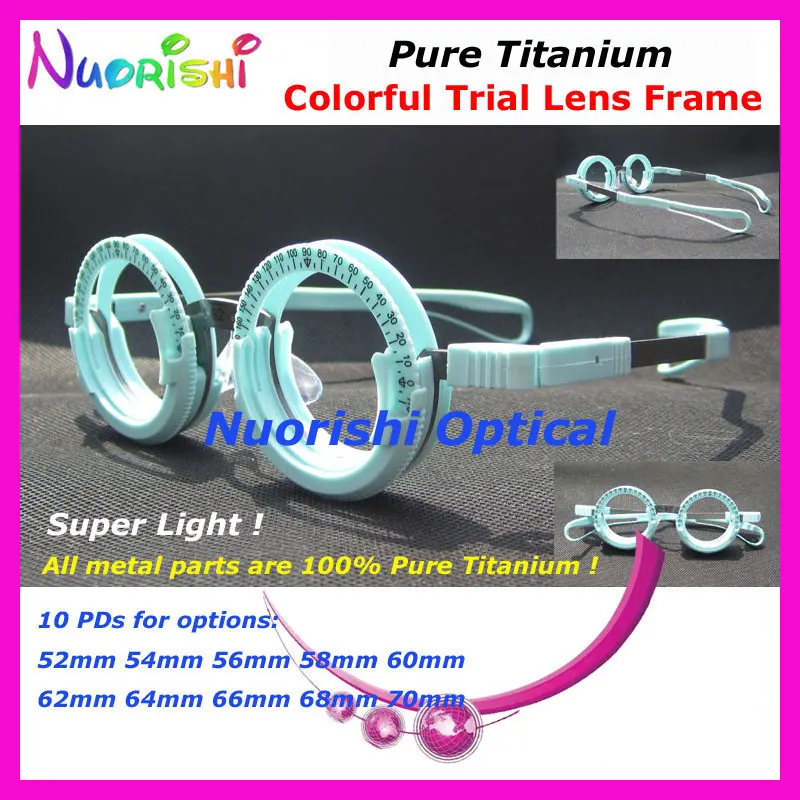 XD12  5pcs High Quality Fixed PD Distance Optometry Trial Lens Frame Customzied PDs of 52-70mm