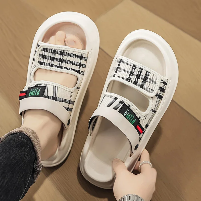 Late Summer Men Summer Slippers Comfort Anti Slip Structure Suitable for Outdoor Daily Walking Leisure Time