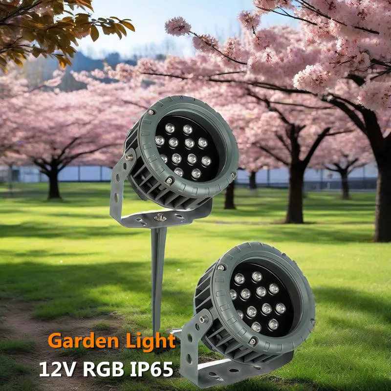 

Colorful LED Park Project Tree Lighting Garden Path Landscape Spotlight 3W6W9W12W18W24W36W48W Christmas Home Backyard Decorative