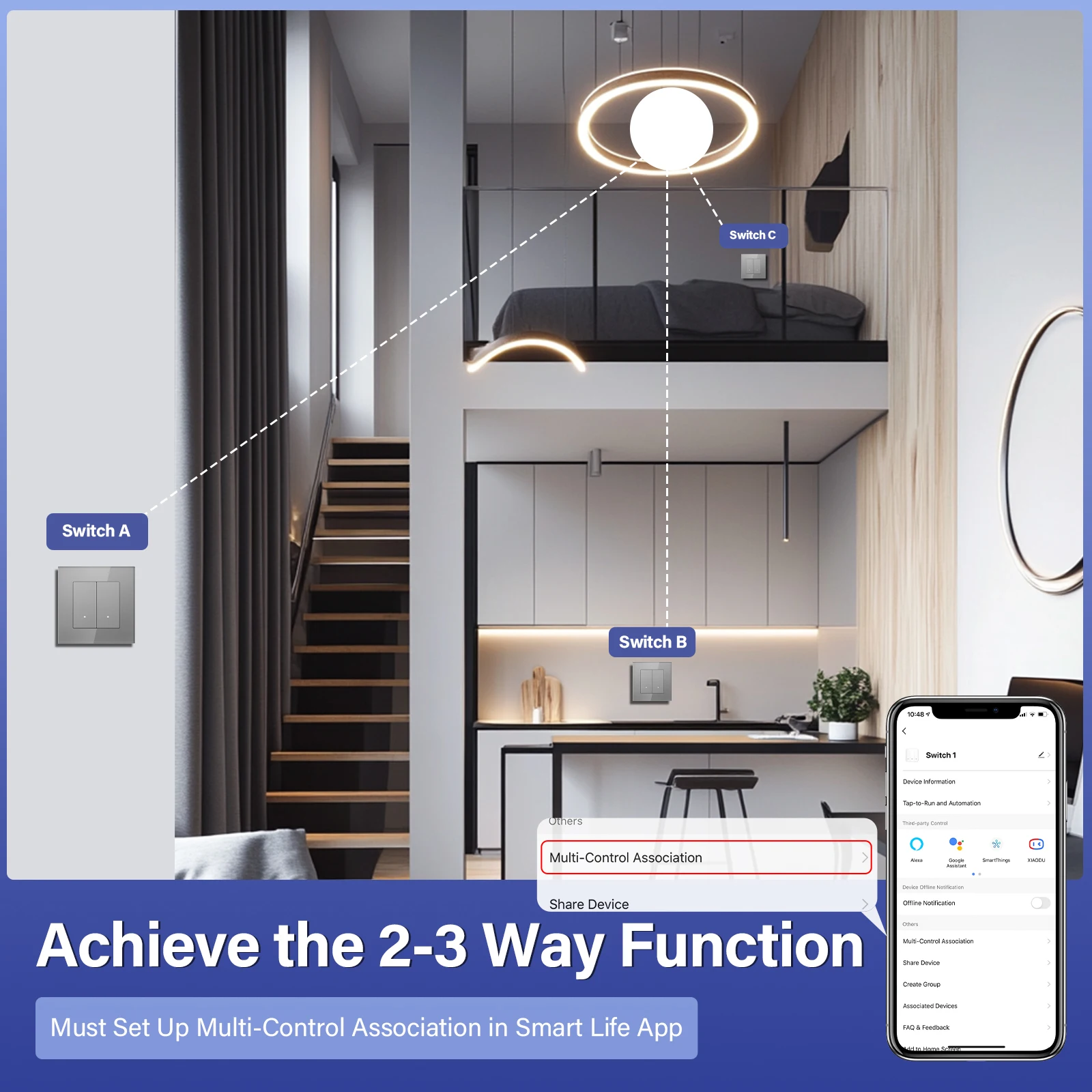 BSEED ZigBee Click Switches Need Neutral Wire Series Wall Smart Light Switch Yellow Backlight Glass Frame Tuya APP Switch