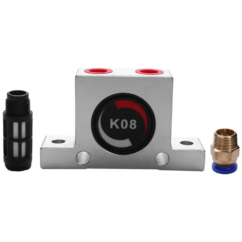 A84E-3X 1/4 Pneumatic Turbine Vibrators Silent Golden Industrial Vibrator Type K8