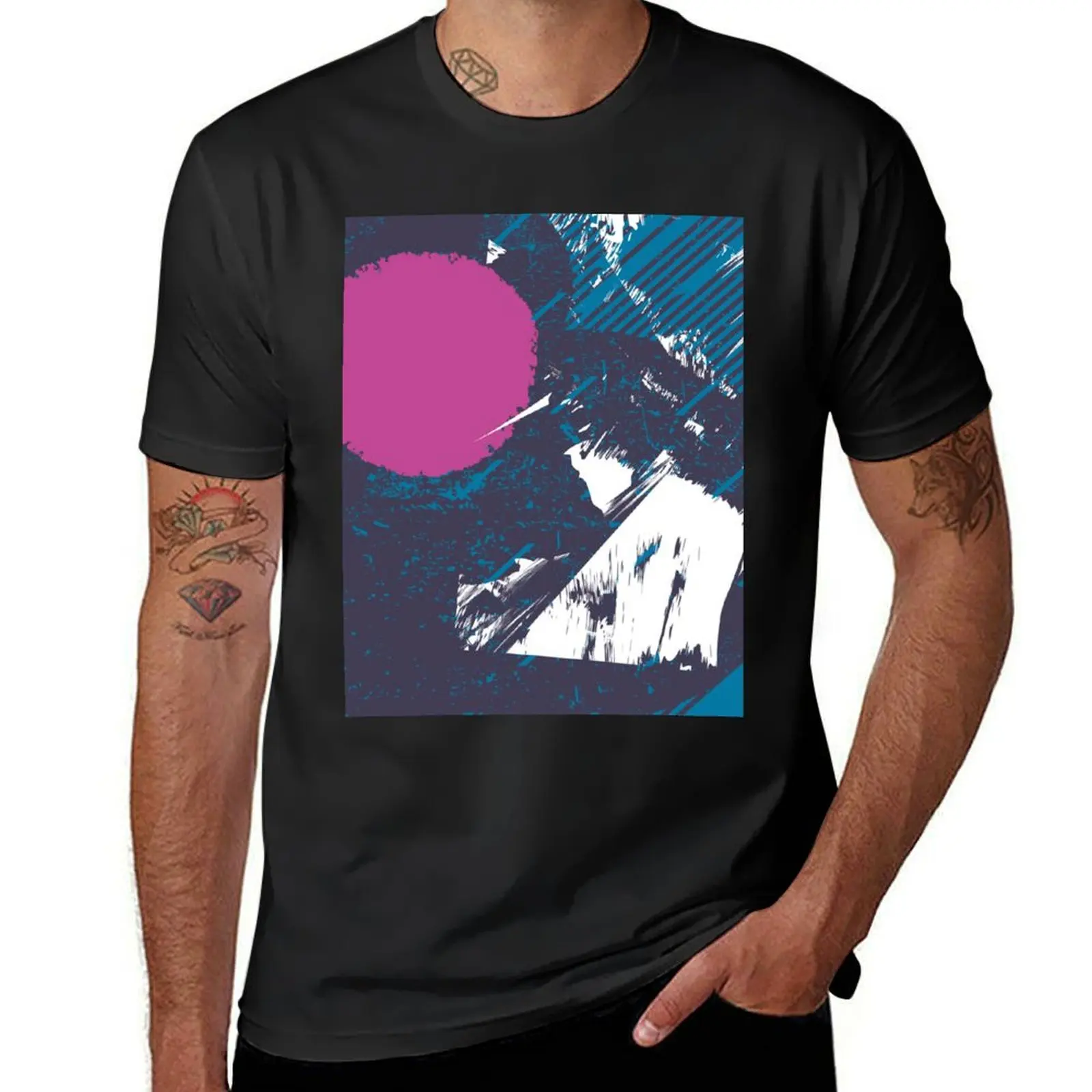 

Blue Splash T-Shirt summer tops blanks sweat t shirts men