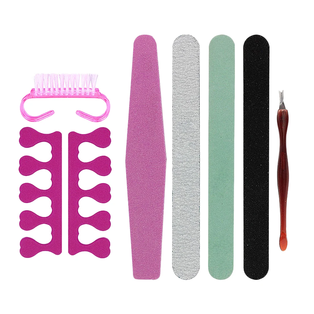 7-teiliges Maniküre-Werkzeug-Set, exquisite Verarbeitung, Nagelfeilen, Polierer-Set für Finger, Zehen, Pflege, tragbarer Aufbewahrungskoffer im Lieferumfang enthalten