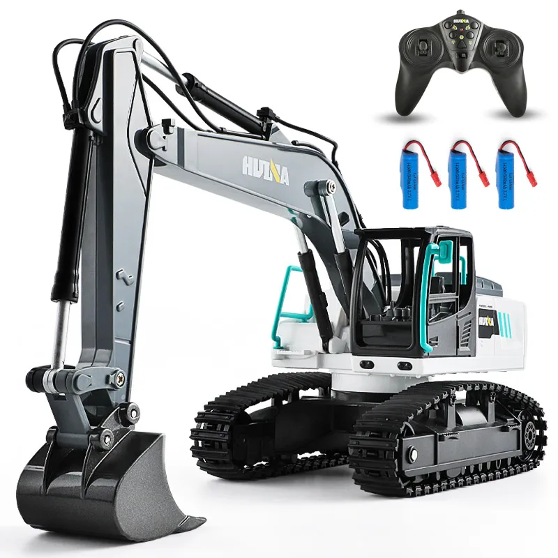 

High Tech RC Excavator 2.4Ghz 9-channel Remote Control Engineering Dump truck Alloy Simulated Automobile Model Electronic Toys