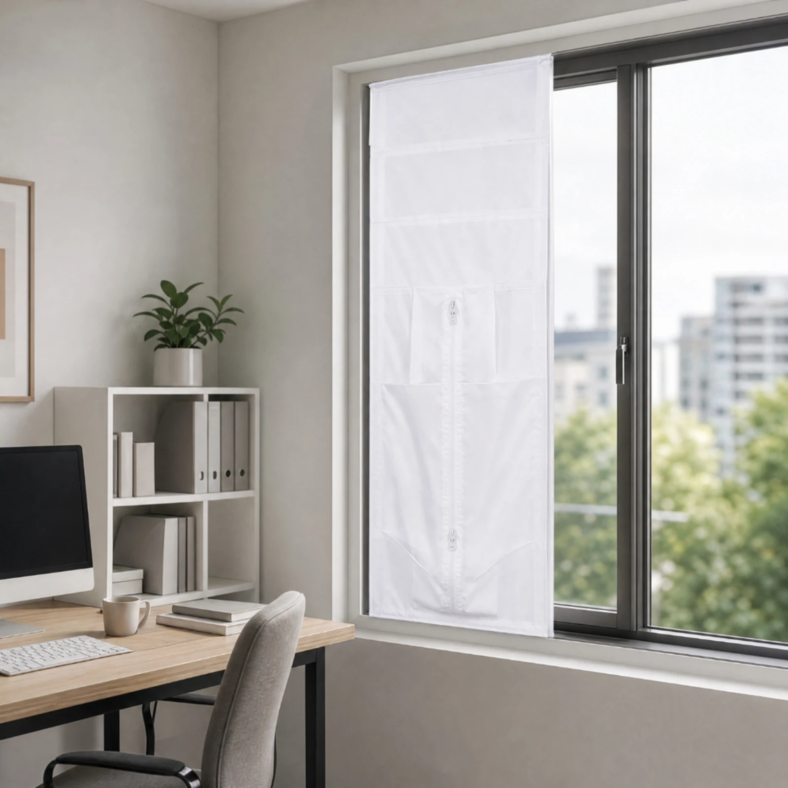 Portable Air Conditioner Window Seal Panel Sturdy Cloth Window Seal Panel Easy to Install Sleek for Sliding Openings