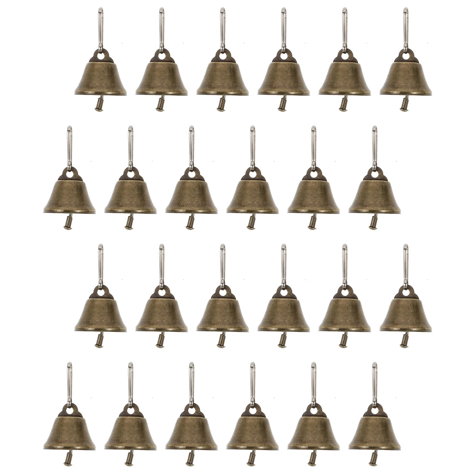 

Copper Bell Pendant Ornaments Craft Hanging Decor Metal Vintage Christmas Small Bells Bag Pendants Car Key Decorations Practical